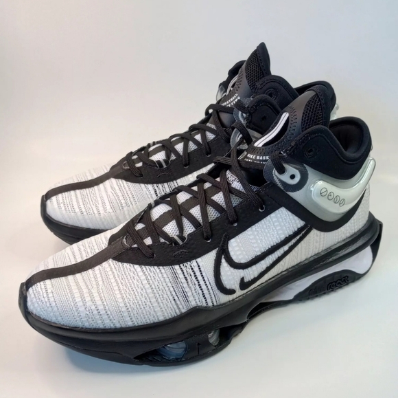 Nike Men's 15 Air Zoom G.T. Jump 2 Basketball Shoes Black/White - Picture 3 of 8